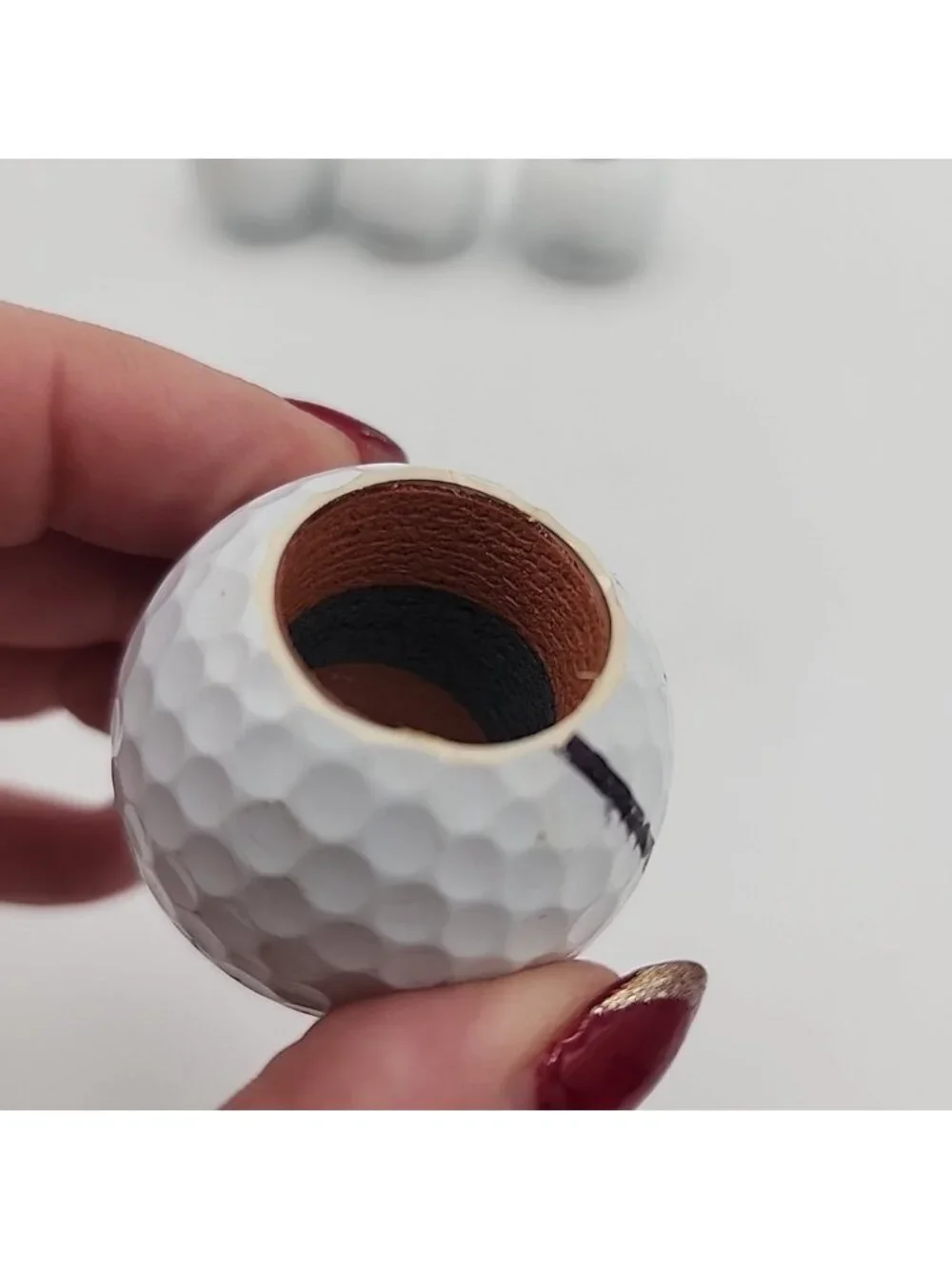 Handmade Titleist Golf Ball Napkin Ring Holders Set Of 4
